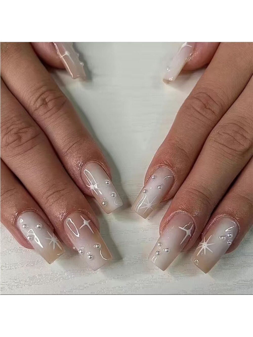 Wedding Day - Nail Junkie - full artificial nail set
